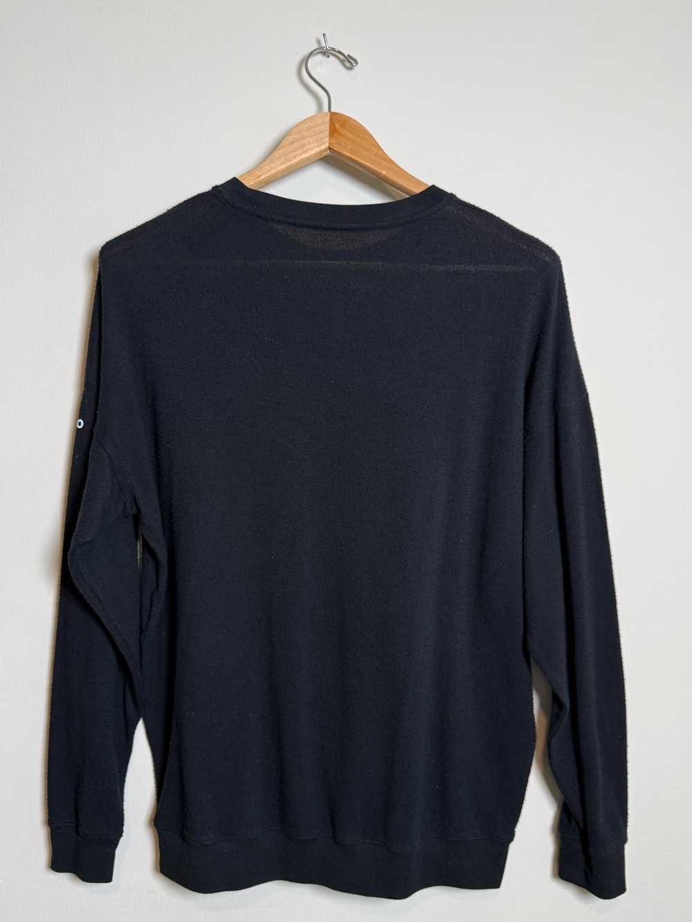 ALO Yoga | Soho Crewneck Sweatshirt | Black | Size Medium - Picture 2 of 12